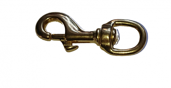 Messing Karabiner groß